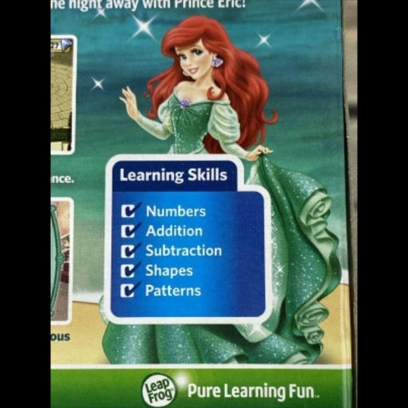 LeapFrog Disney The Little Mermaid Learning Game (for LeapPad Platinum, LeapPad - Picture 2 of 9
